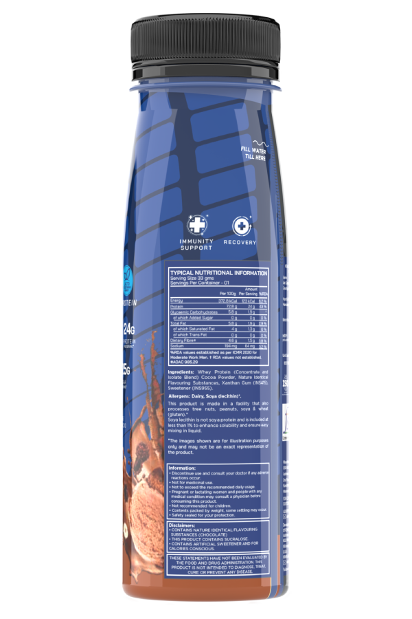 Alpha Blue Epic Whey Protein - Shake & Sip Alpha Blue