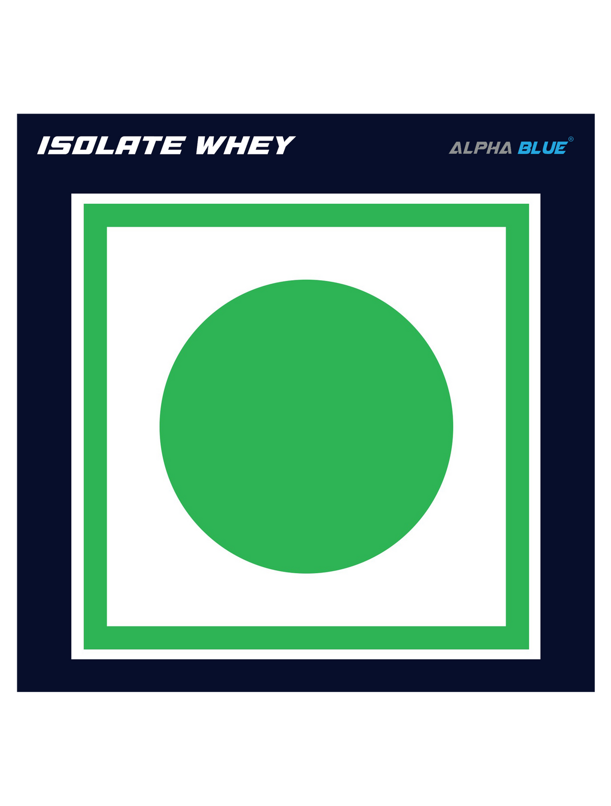 Isolate Whey Protein Alpha Blue