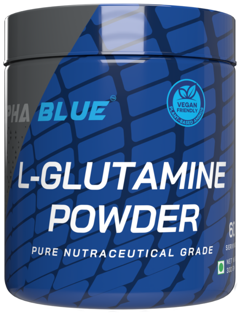 Alpha Blue L-Glutamine Powder