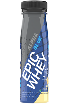 Alpha Blue Epic Whey Protein - Shake & Sip Alpha Blue