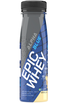 Alpha Blue Epic Whey Protein - Shake & Sip Alpha Blue